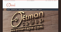 Desktop Screenshot of etman-group.com