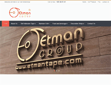 Tablet Screenshot of etman-group.com